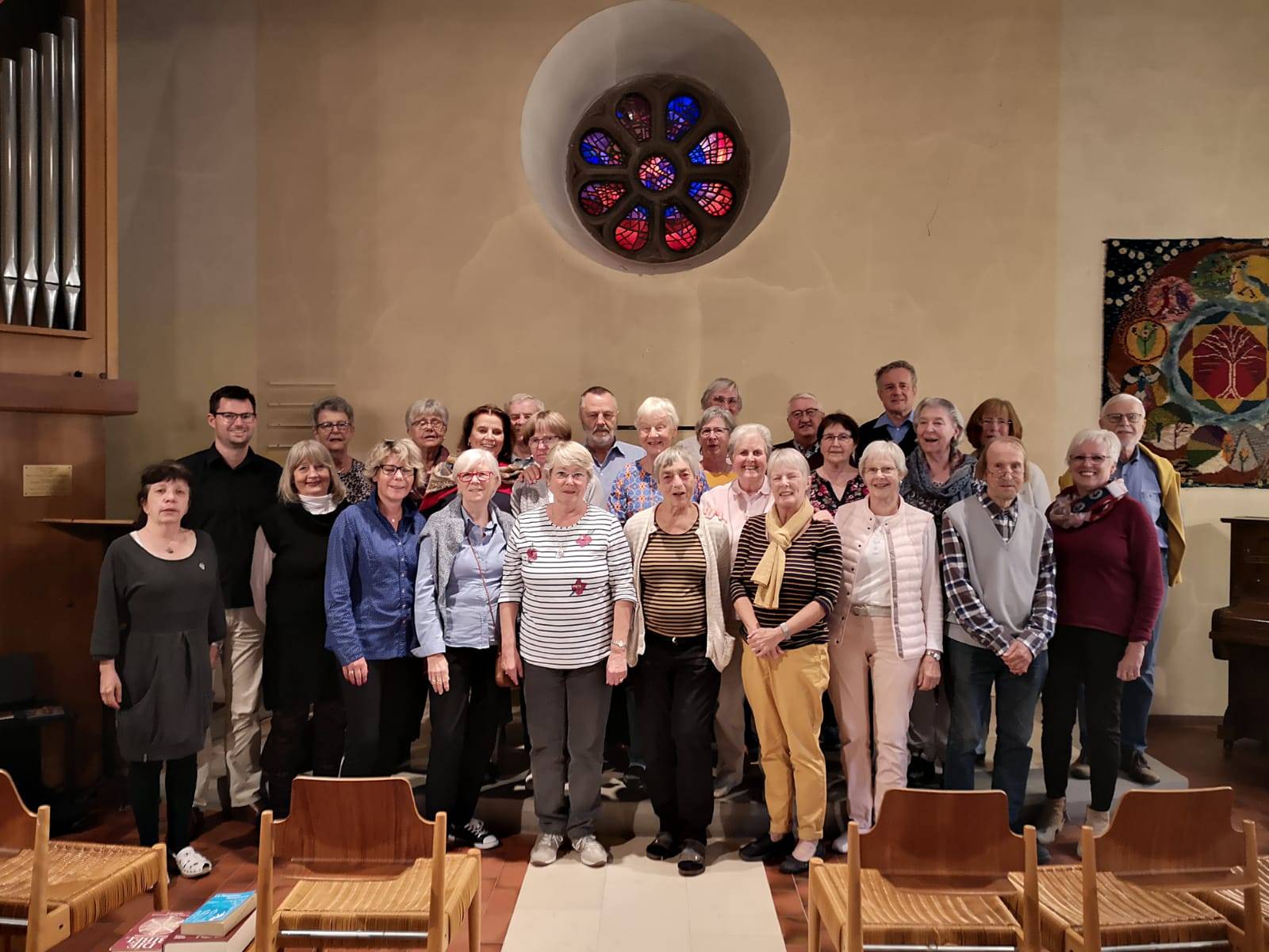 Die Kantorei im Herbst 2019 auf einem Probenwochenende